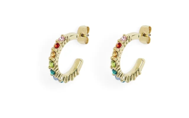Pieces lady earrings fpjenne - gold color multi product image