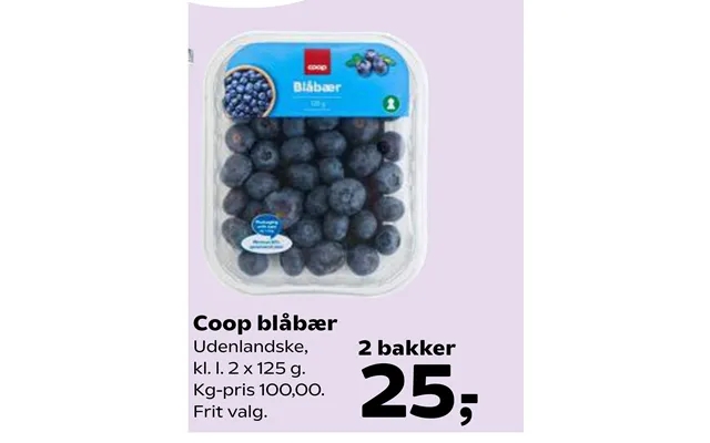 Coop blueberries product image
