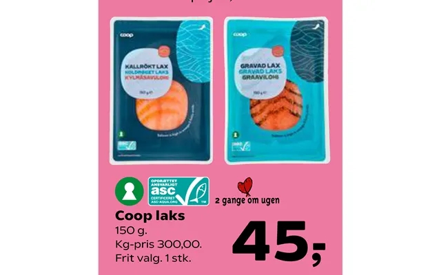 Coop salmon product image