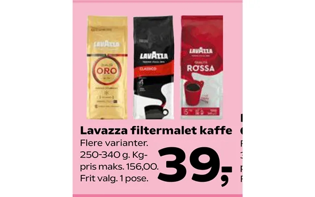 Lavazza filtermalet coffee product image
