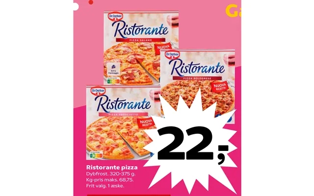 Ristorante pizza product image