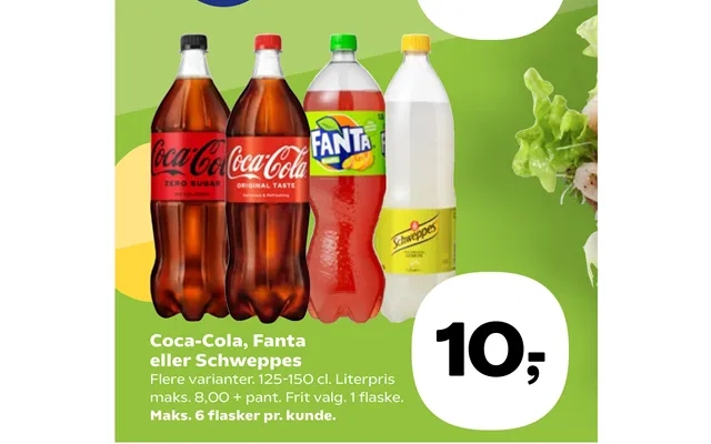 Coca-cola, Fanta Eller Schweppes product image