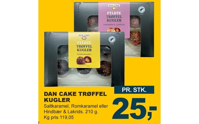 Dan Cake Trøffel Kugler product image
