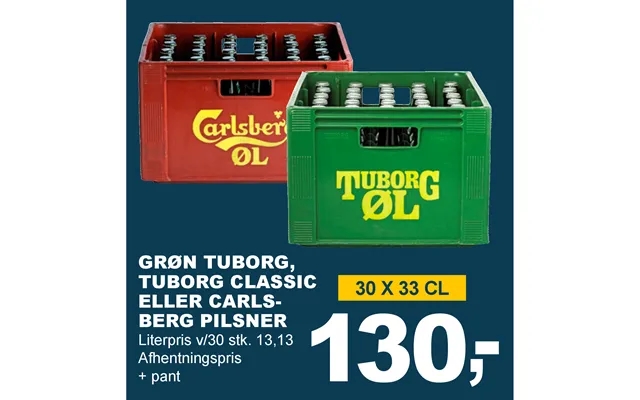 Grøn Tuborg, Tuborg Classic Eller Carlsberg Pilsner product image