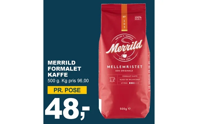 Merrild Formalet Kaffe product image