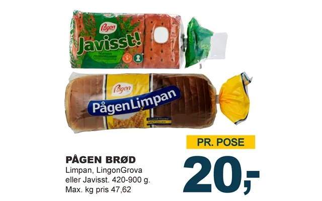 Pågen bread product image