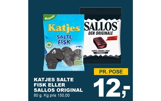 Katjes Salte Fisk Eller Sallos Original product image