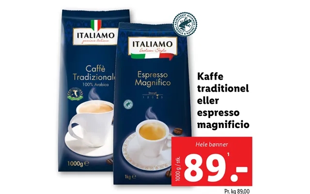 Kaffe Traditionel Eller Espresso Magnificio product image