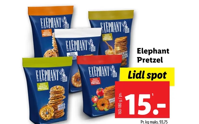 Elephant pretzel product image