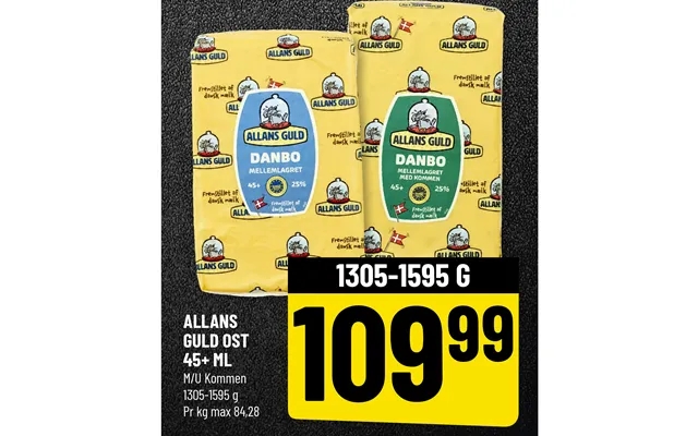 Allans gold cheese product image