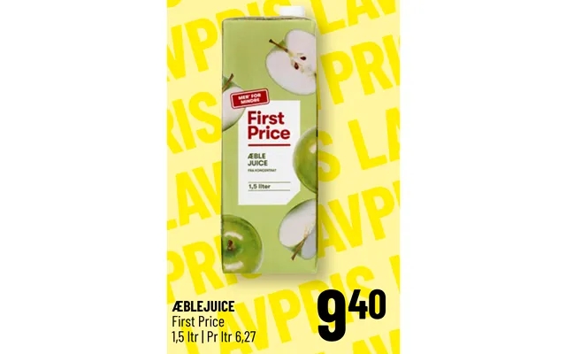 Apple juice first price product image