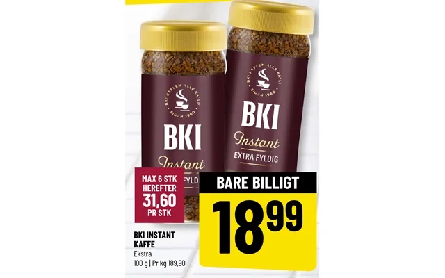 Bki instant coffee product image