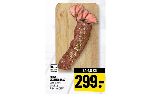Fresh beef tenderloin product image