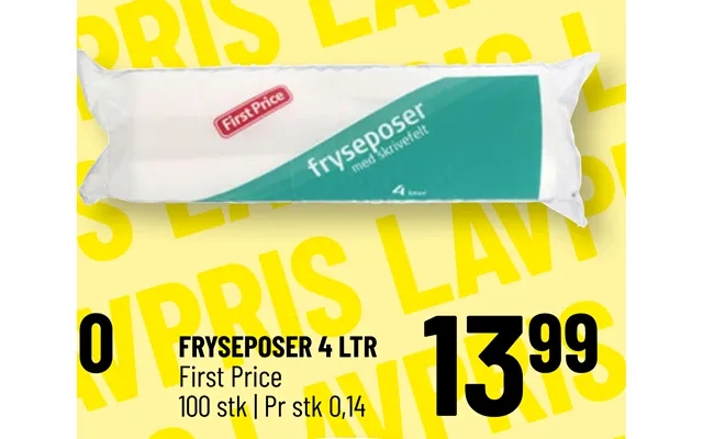 Fryseposer 4 Ltr First Price product image