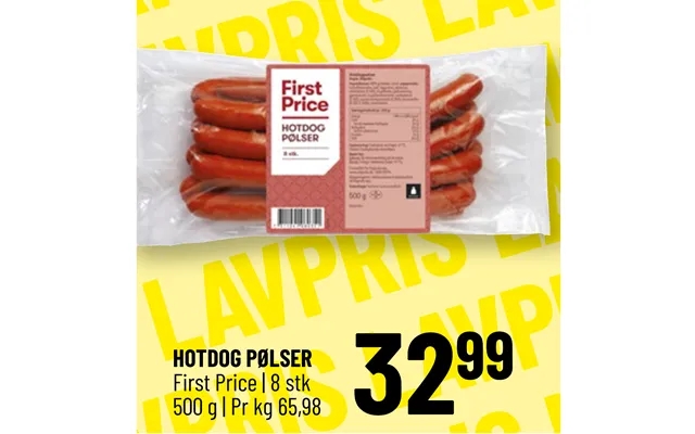 Hot dog sausages product image