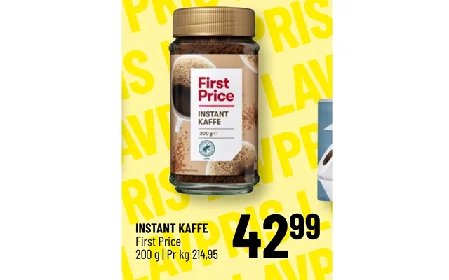 Instant Kaffe First Price product image