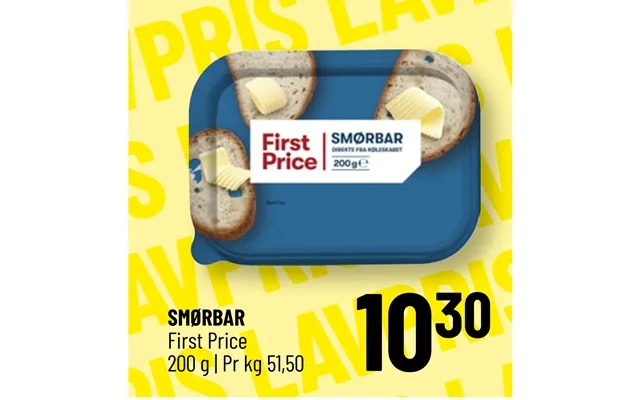 Spreadable first price product image