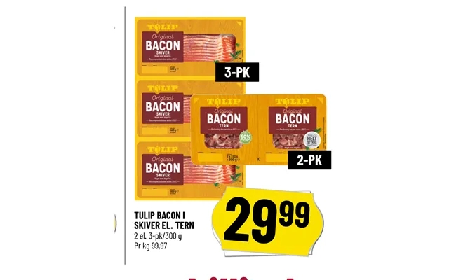 Tulip bacon in product image