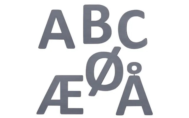 Sebra letters - gray product image