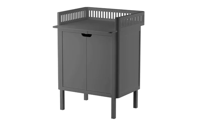 Sebra changing table with gates - classic gray product image