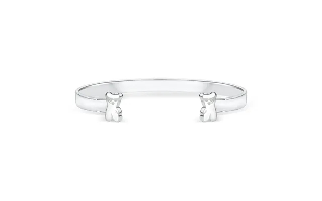 Teddy bear bangle in silver product image