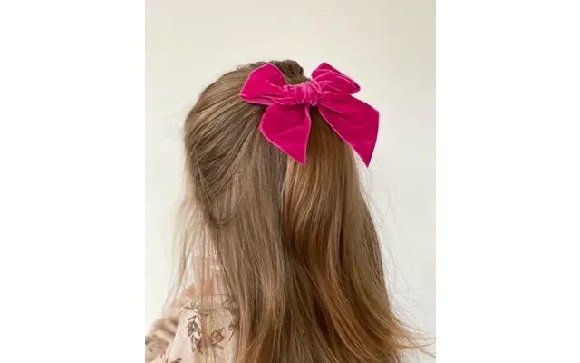 Condor hairclip with velours bow petunia product image