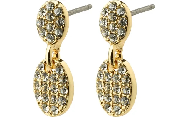 Beat Recycled Crystal Earrings Goldplated product image