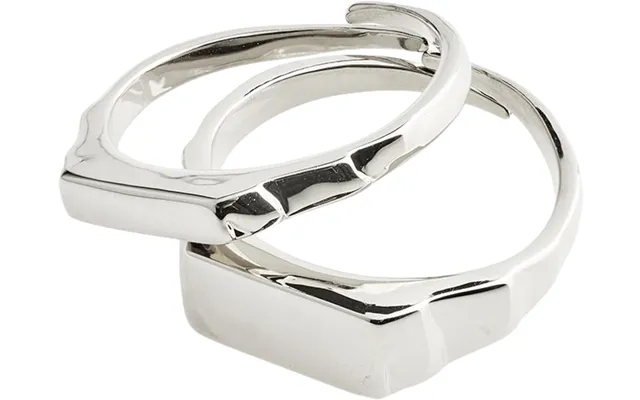 Blink recycled ring 2in-1 seen - silver-plated product image