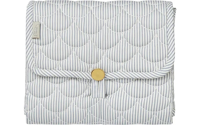 Changing Mat - Quilted Ocs Classic Stripes Blue product image