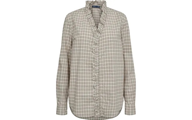 Classic fit plaid cotton shirt product image