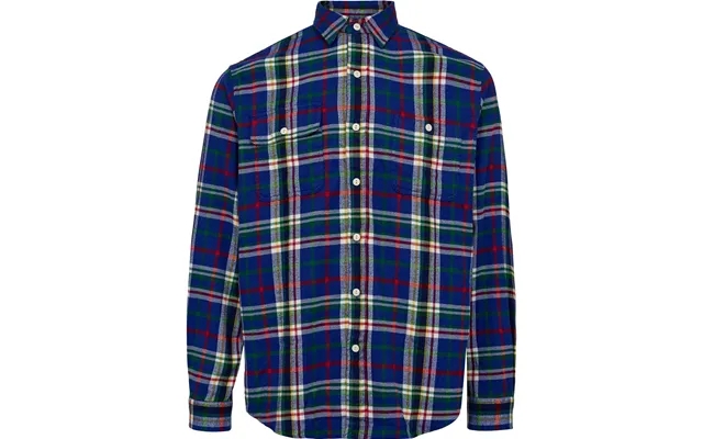 Classic fit plaid flannel workshirt product image