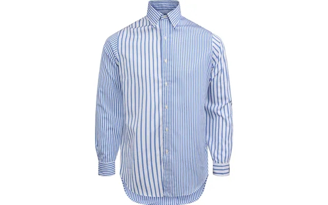 Custom fit striped poplin fun shirt product image