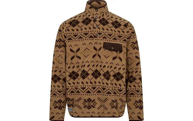 Fair isle brushed fleece pullover product image