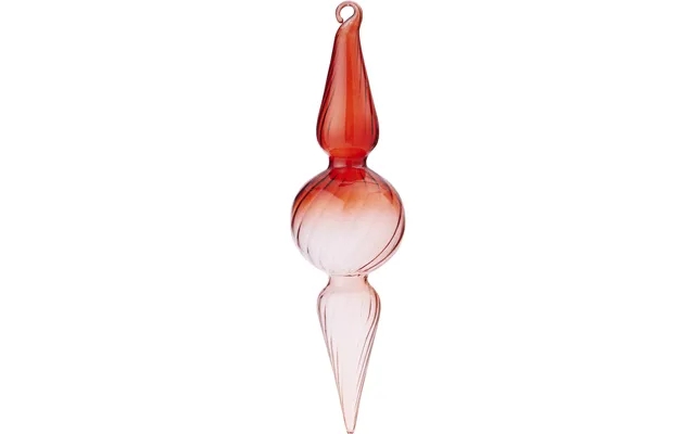 Glass icicle bonbon ruby product image