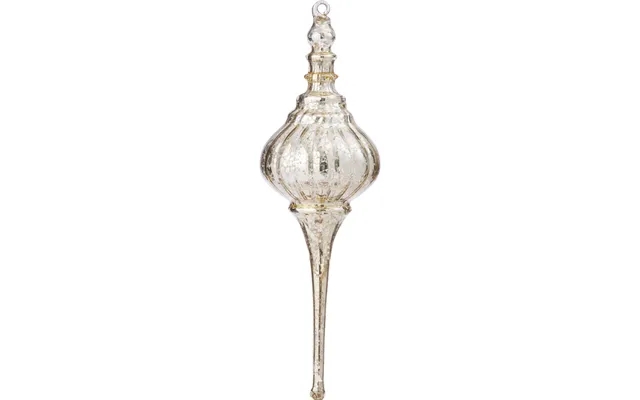 Glass icicle dome champagne product image