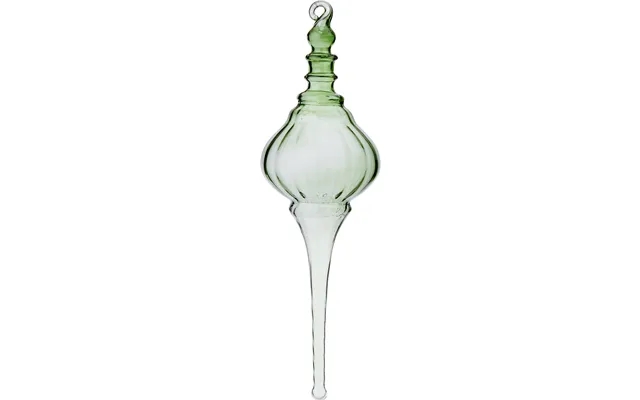 Glass icicle dome green product image