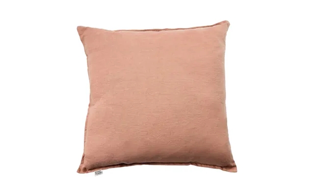 Linen washed pillow mocha mousse 50x50 product image