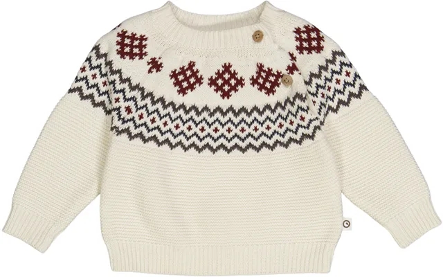 Knit jacquard sweater baby product image
