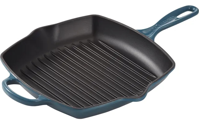 Quadratic grill pan 26 cm - deep teal product image