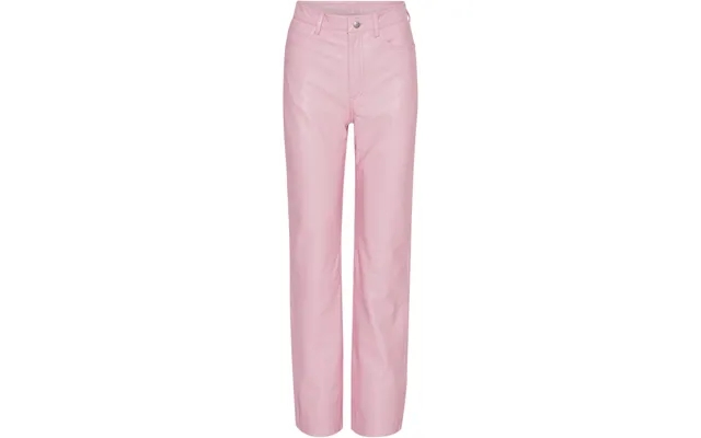 Leather straight pants product image