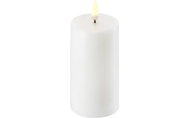 Part pillar candle nordic white - 5,8 x 10 cm product image