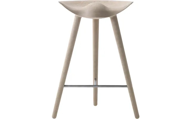 Ml 42 table stool soap acted oak stainless steel product image
