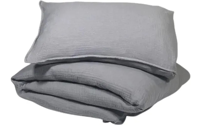 Muslin bed seen com mercury gray product image