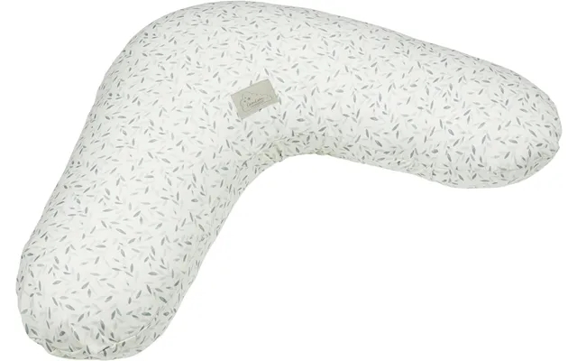 Nursing Pillow Cover Gots Green Leaves product image