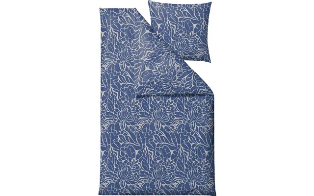 Bed abstract leaves blue product image