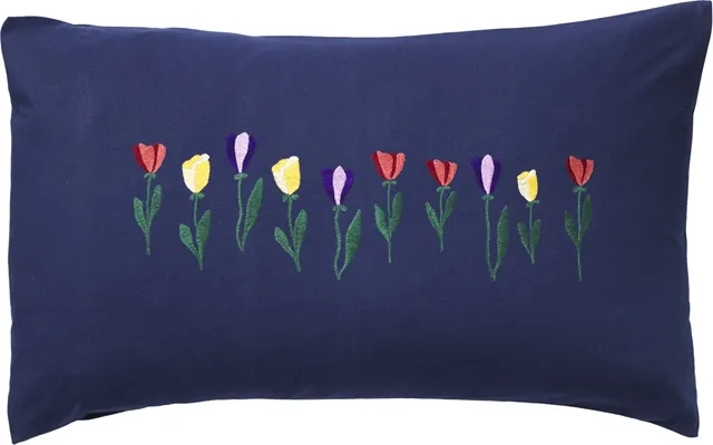 Tulip pillow navy product image