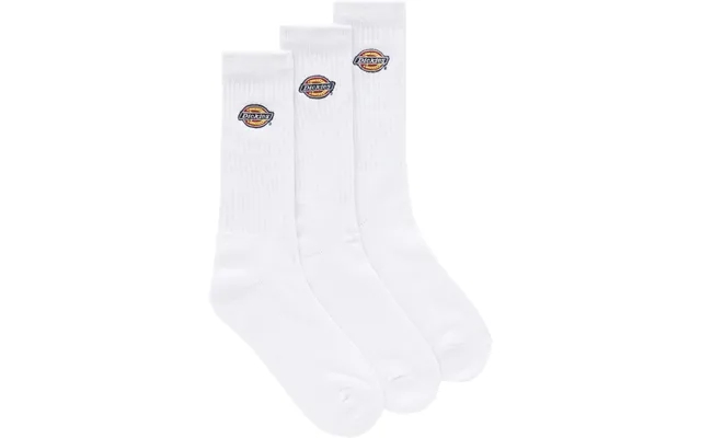 Valley coarse embroidered sock white product image