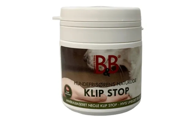 B&b Mineralbaseret Negle Klip Stop - 20 G. product image