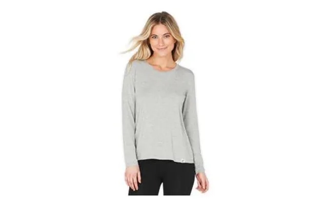 Boody women s long sleeve round neck t-shirt - gray product image