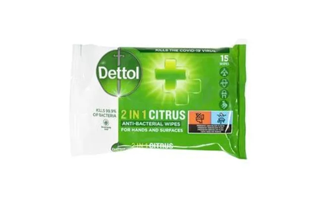 Dettol 2in1 Anti-bacterial Wipes - 15 Stk. product image